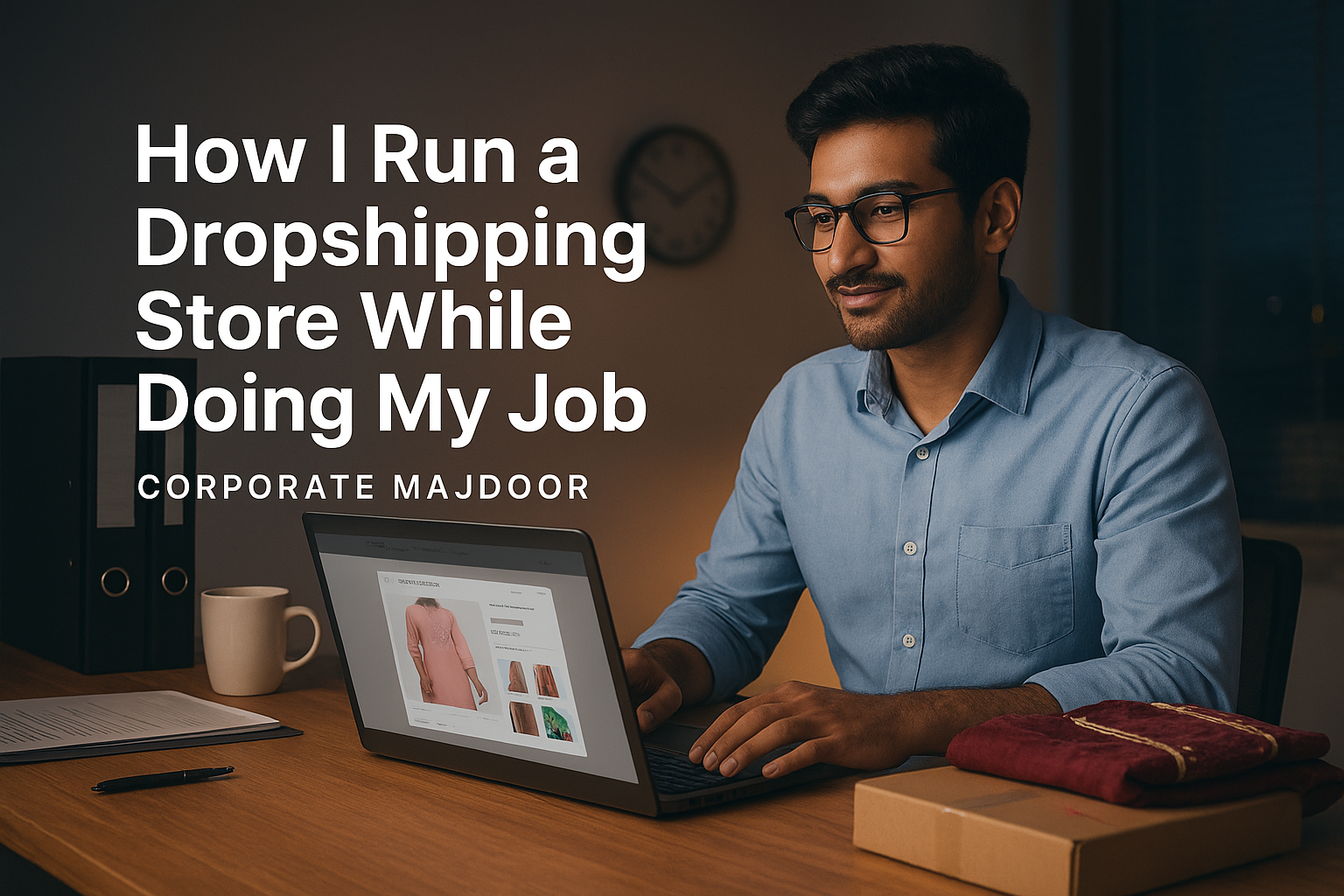I run a dropshipping store while doing corporate job, know how?